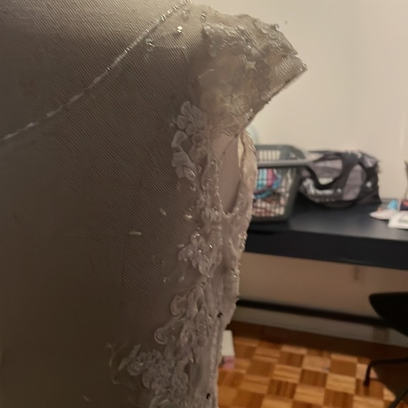 Sophia Tolli Elegant Lace Wedding Dress in Cream - Picture 11 of 14